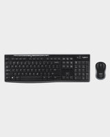 Logitech MK270 Wireless Keyboard and Mouse Combo (Arabic) ñ Black