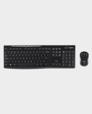 Logitech MK270 Wireless Keyboard and Mouse Combo (Arabic) ñ Black