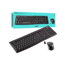 Logitech MK270 Wireless Keyboard and Mouse Combo (Arabic) ñ Black